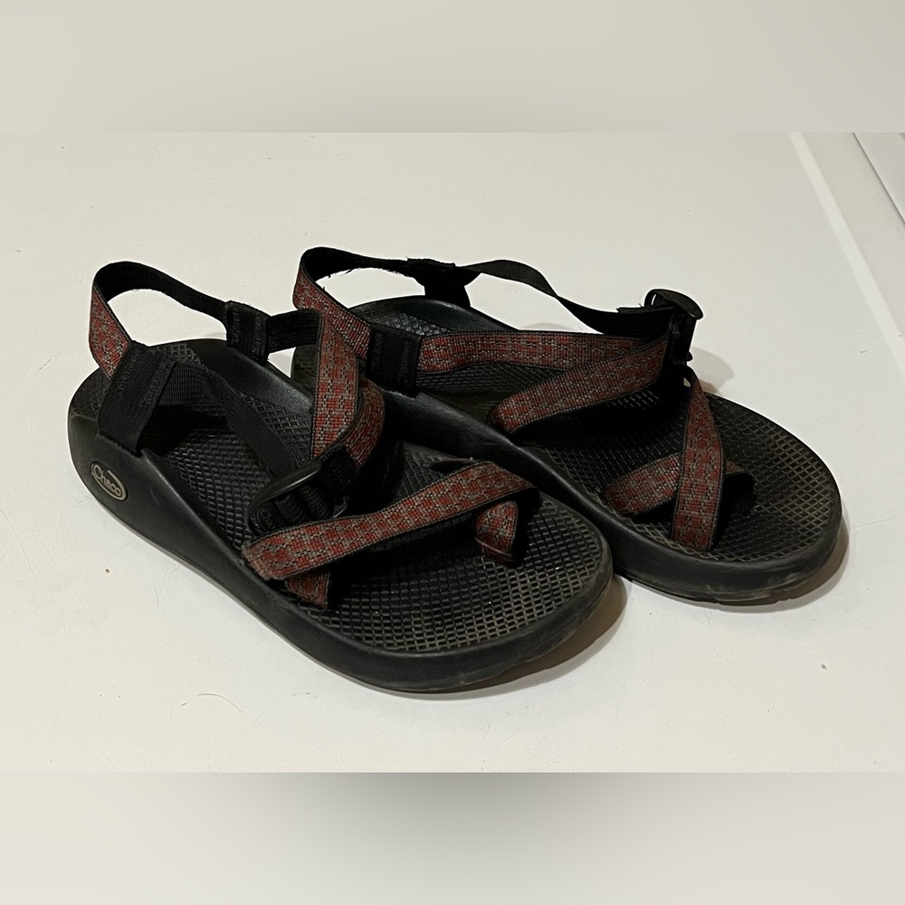 Chacos With Adjustable Toe Strap. Reddish With Ot… - image 2